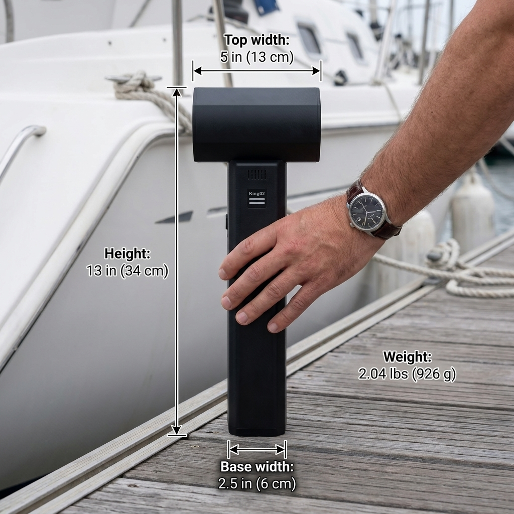 DryDock Cordless Marine Jet Blower, compact marine gear for the boat ramp